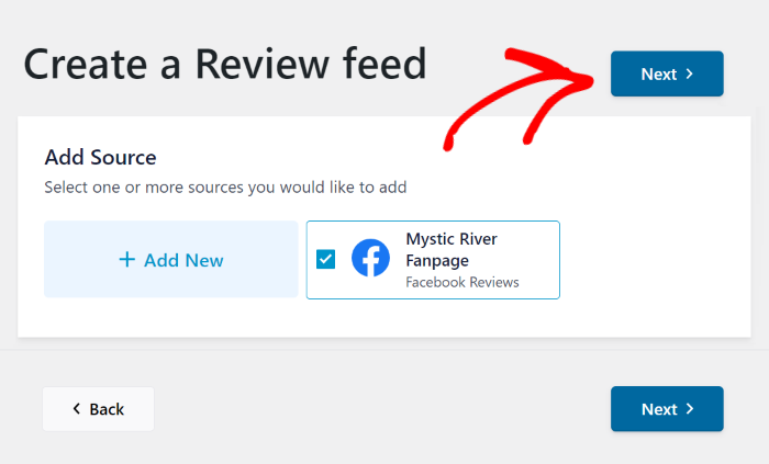 show facebook reviews on website