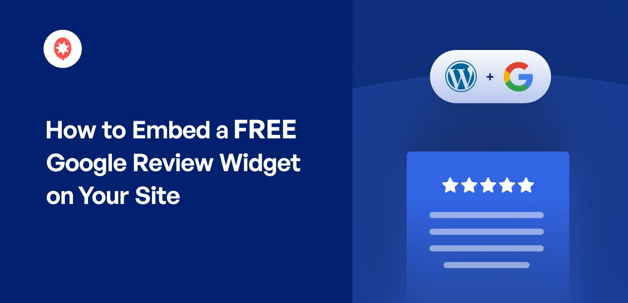 how to embed a free google reviews widget on your website