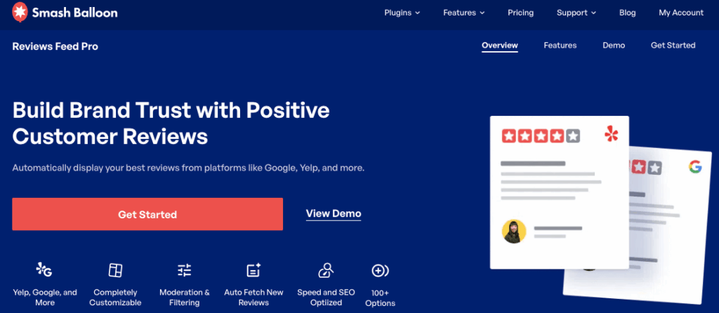 reviews feed pro homepage