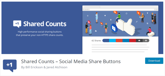 shared counts facebook wordpress plugin