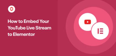 how to embed your youtube live stream to elementor