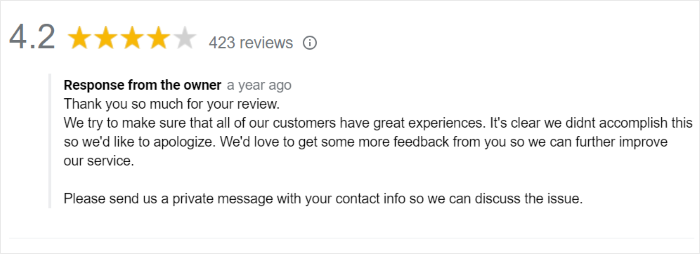 Your feedback, our replies!