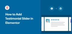 how to add testimonial slider in elementor