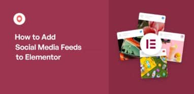 how to add social media feeds to elementor