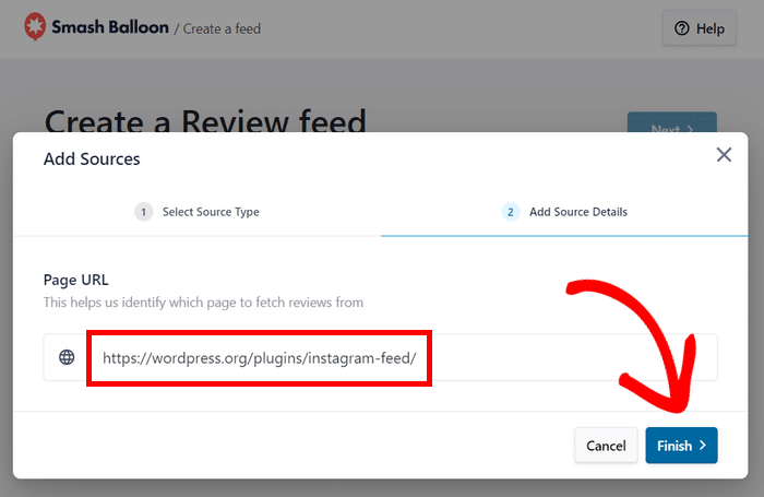 wordpress add source reviews feed pro