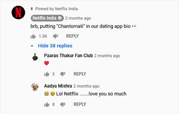 respond to youtube comments example