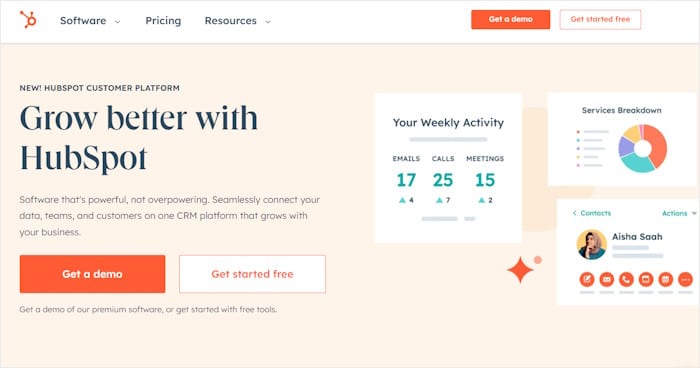 example of form builder hubspot