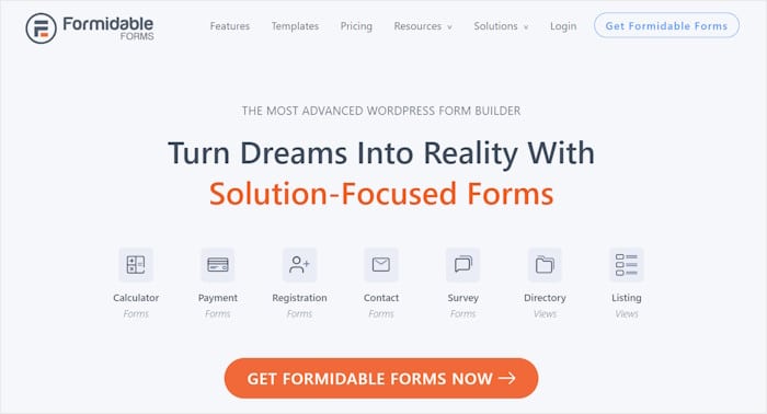 formidable forms plugin