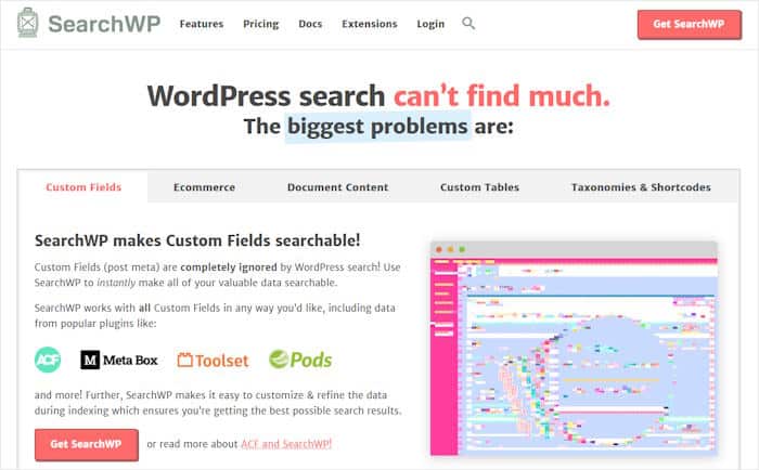 search wp best wordpress search plugin