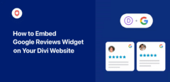 how to embed google reviews widget in divi website