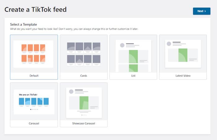 tiktok feed pro feed templates