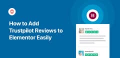how to add trustpilot reviews to elementor