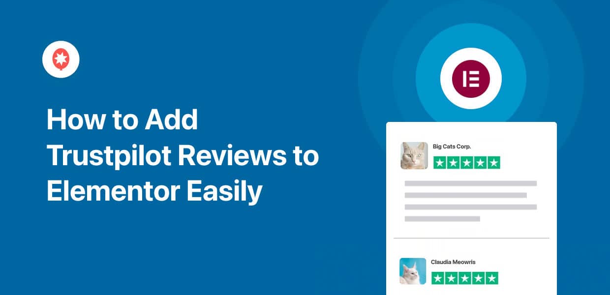 how to add trustpilot reviews to elementor