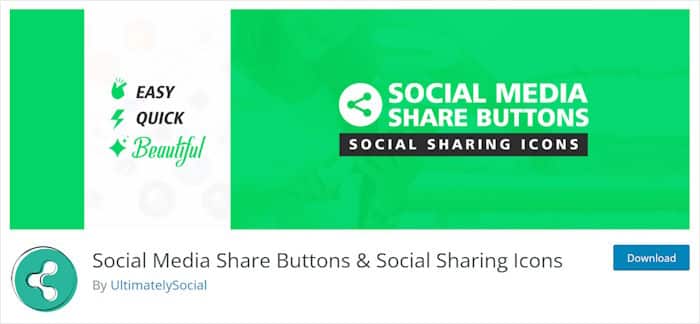 social media share buttons plugin for wp
