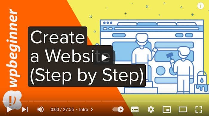 create a website step by step thumbnail example