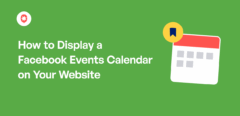 how to display facebook events calendar on your website