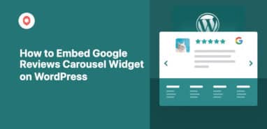 how to embed google reviews carousel widget on wordpress