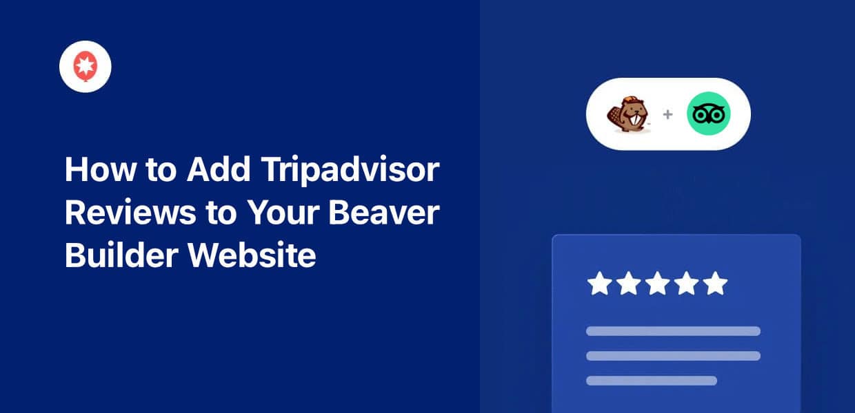 add tripadvisor reviews in beaver builder