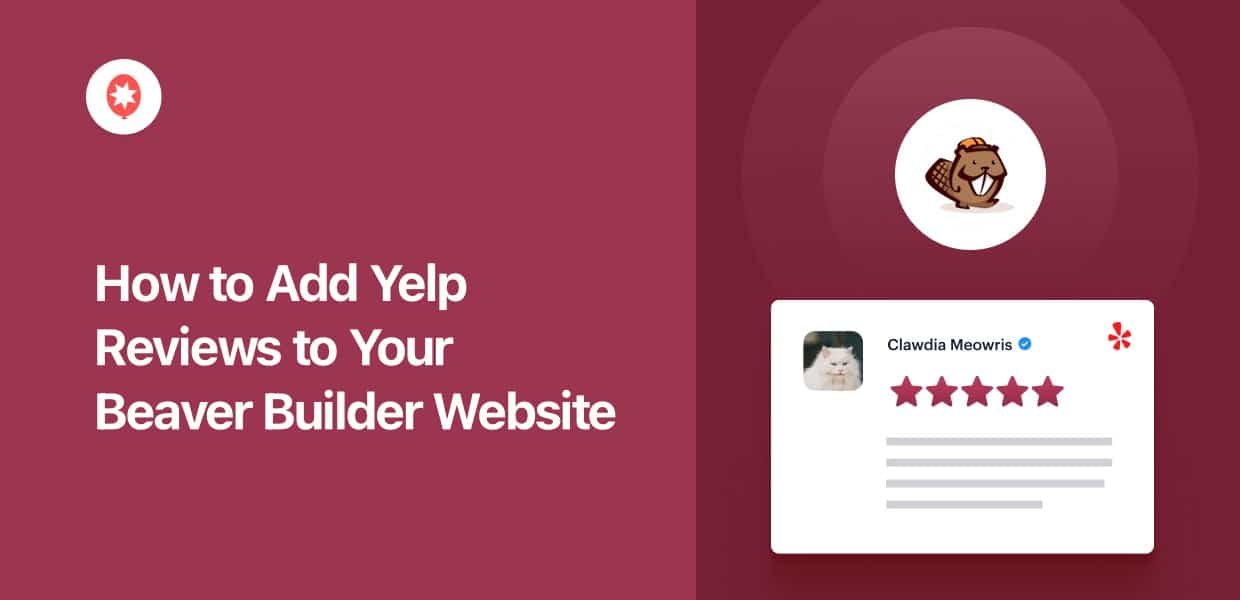 how to add yelp reviews to your beaver builder website