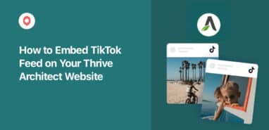 tiktok feed on thrive architect