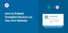 how to embed trustpilot reviews on your divi