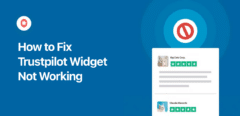 fix trustpilot widget not working