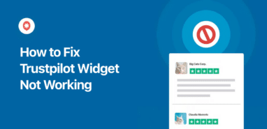 fix trustpilot widget not working