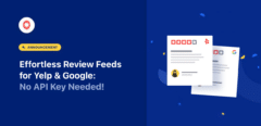effortless review feeds for yelp and google