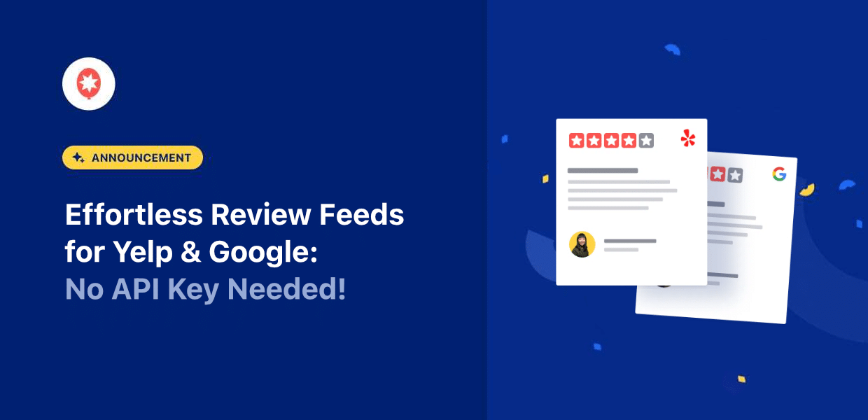 effortless review feeds for yelp and google