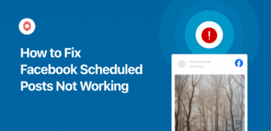 how to fix scheduled facebook posts not working