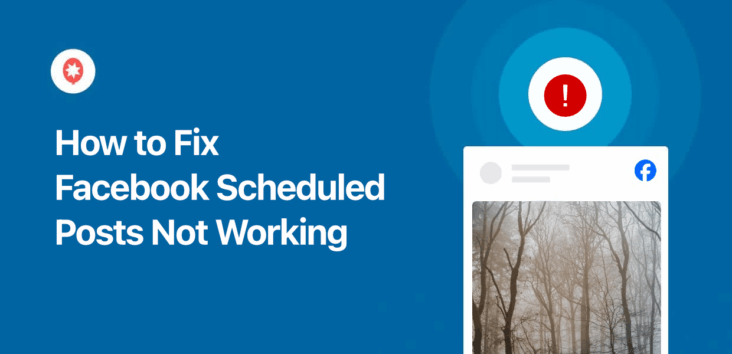 how to fix scheduled facebook posts not working