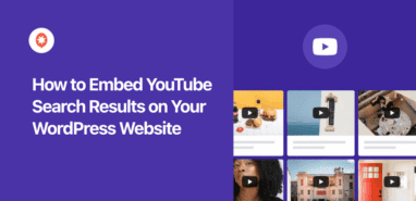 how to embed youtube search results on your wordpress website