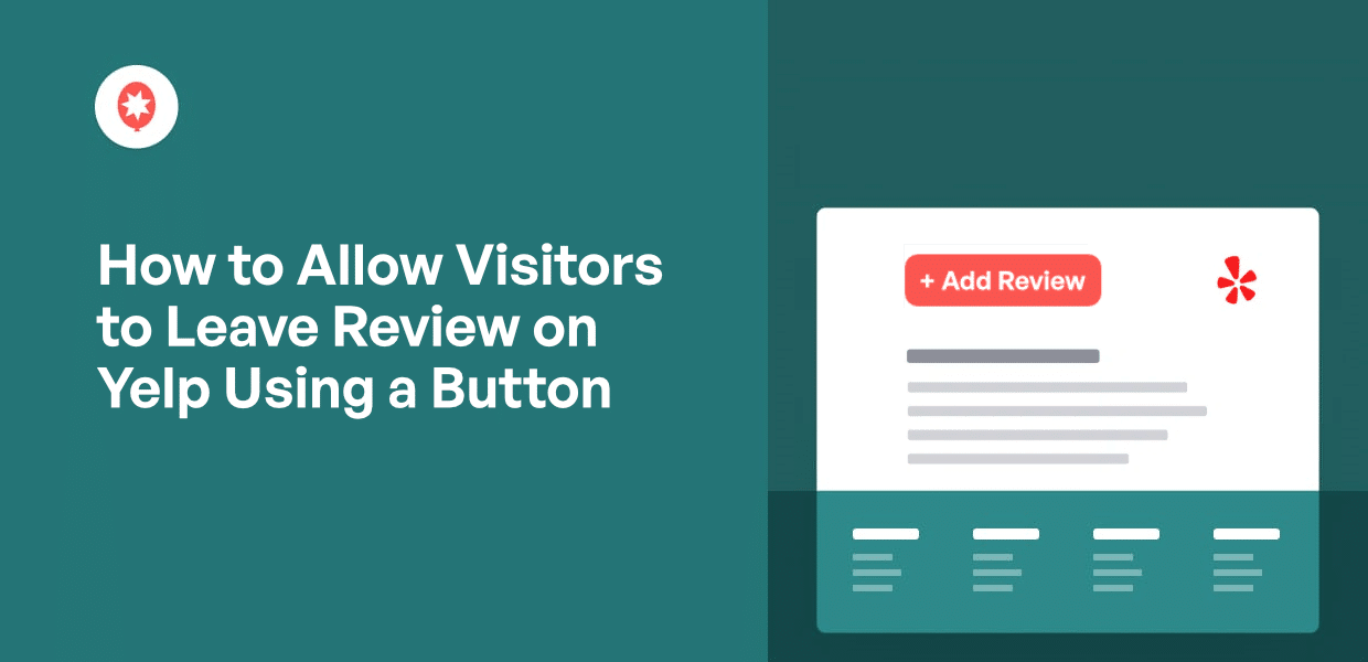 how to allow visitors to leave yelp review