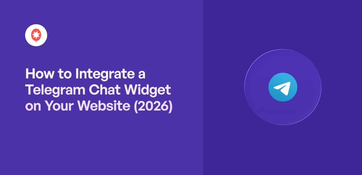 How to Integrate a Telegram Chat Widget on Your Website (2026)