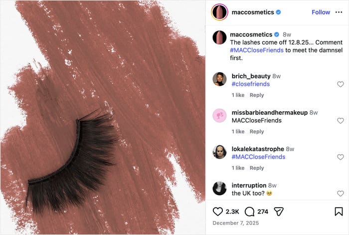 close friends list used for marketing