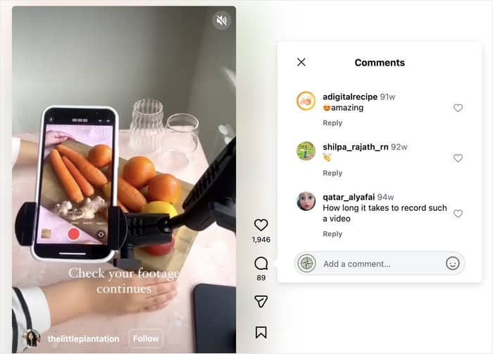 example of a behind the scenes video