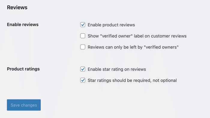 enable or disable your product reviews