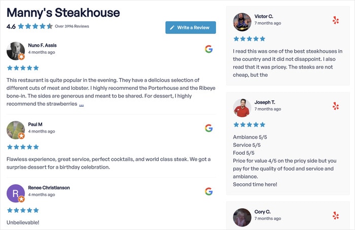 reviews feed pro demonstration