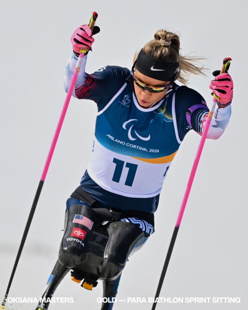 Image for the Tweet beginning: She’s mastered the course. No