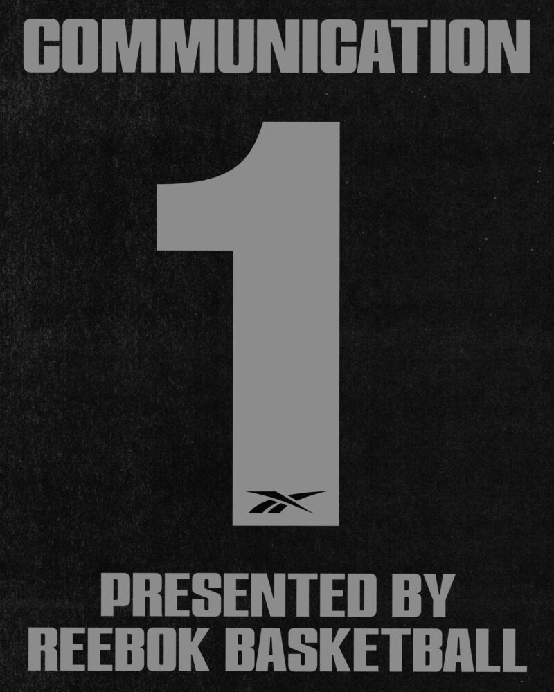 Image for the Tweet beginning: Communication One: Presented by Reebok